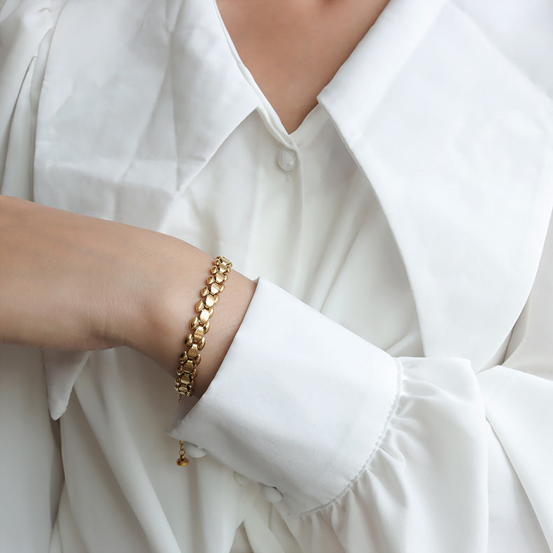 Gold-plated Chain Bracelet