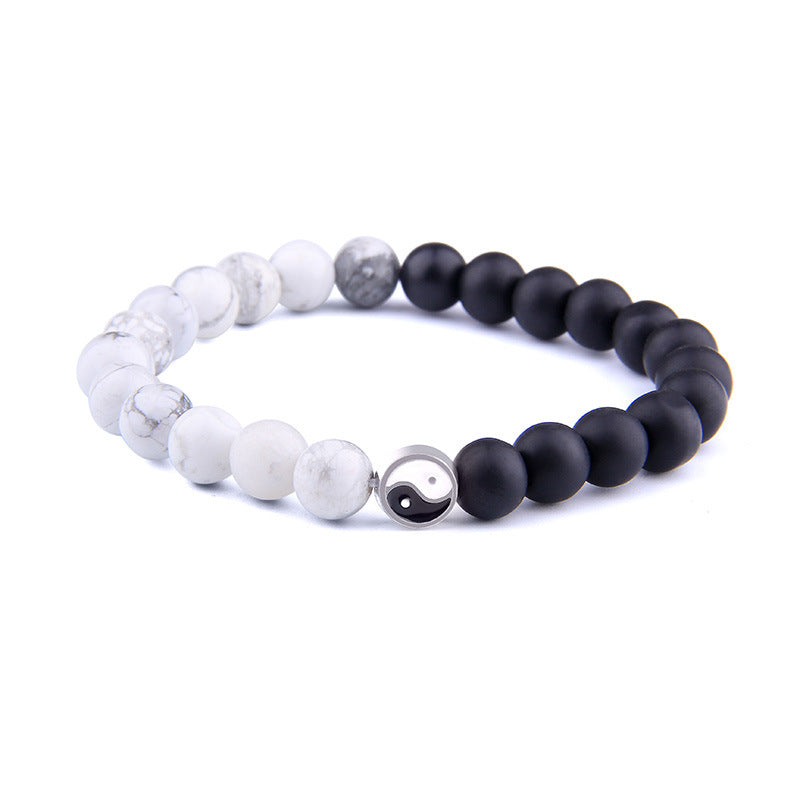 Tai Chi Style Natural Stone Bracelet