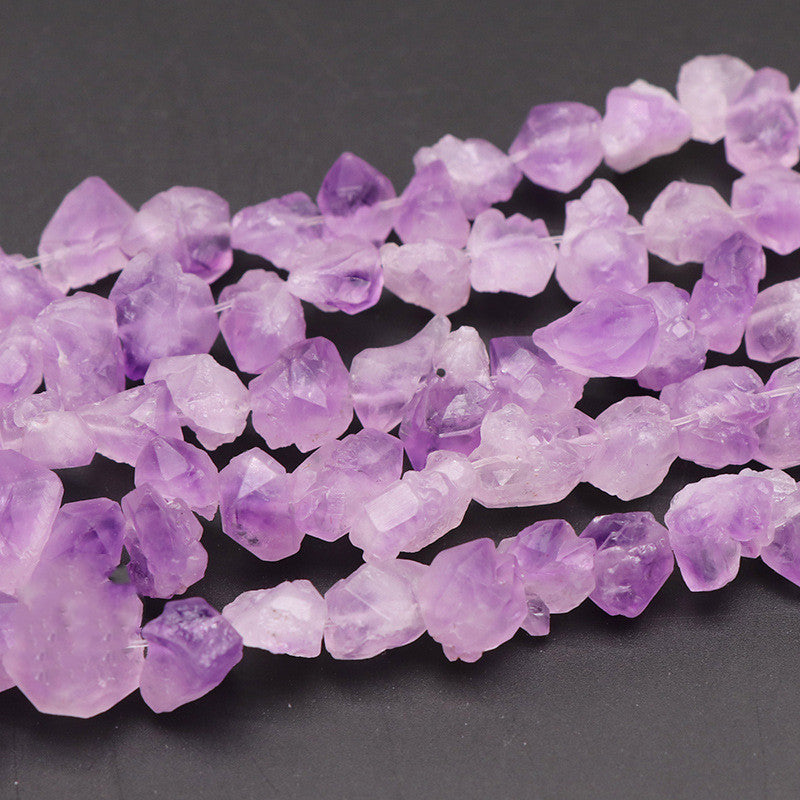 Natural Stone Amethyst Rough Stone Material Handmade DIY Jewelry Accessories