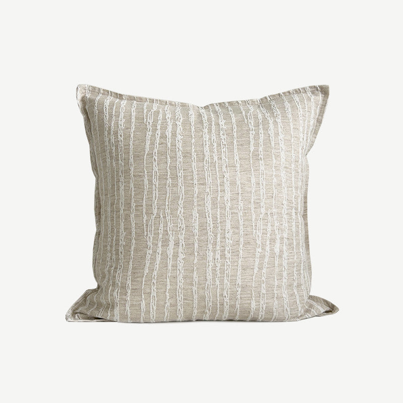 Peony Cotton And Linen Throw Pillow