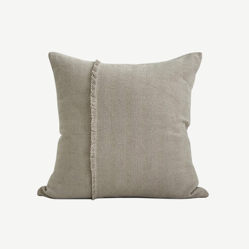 Peony Cotton And Linen Throw Pillow