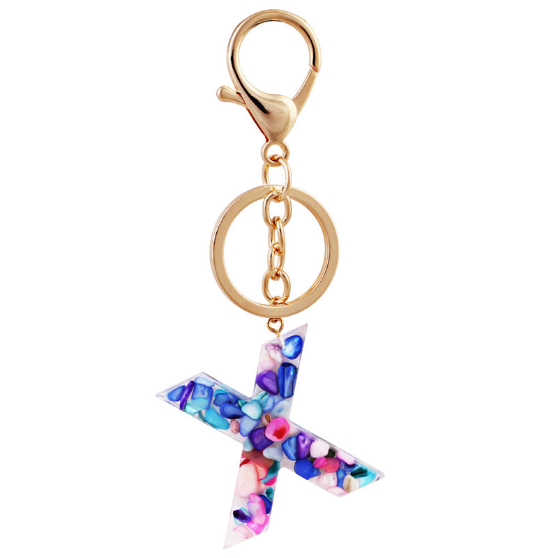 Simple And Creative 26 Letter Color Keychain