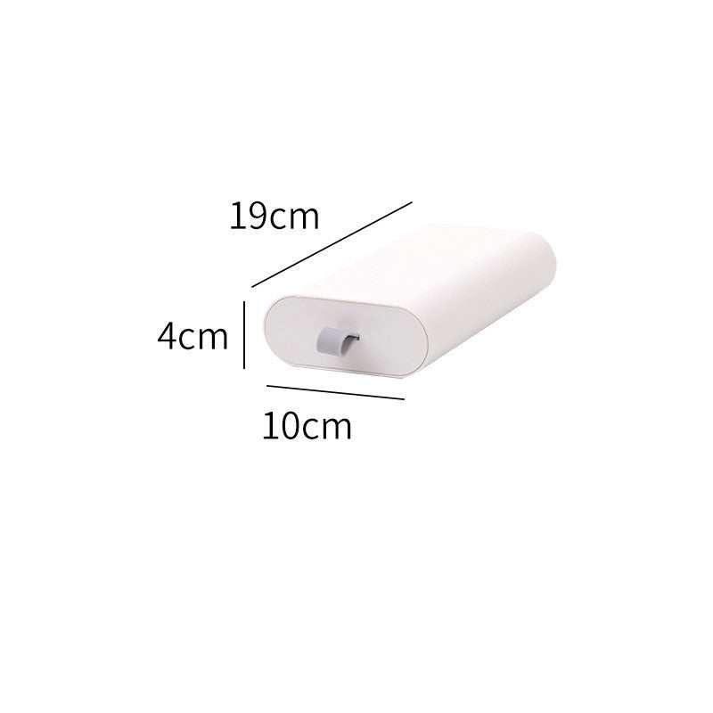 Under Desk Drawer Organizer - Adhesive Slide-Out Storage Box for Office & Home, Hidden Desk Organizer with Handle, No Drill Installation (Small/Large, Multiple Colors)