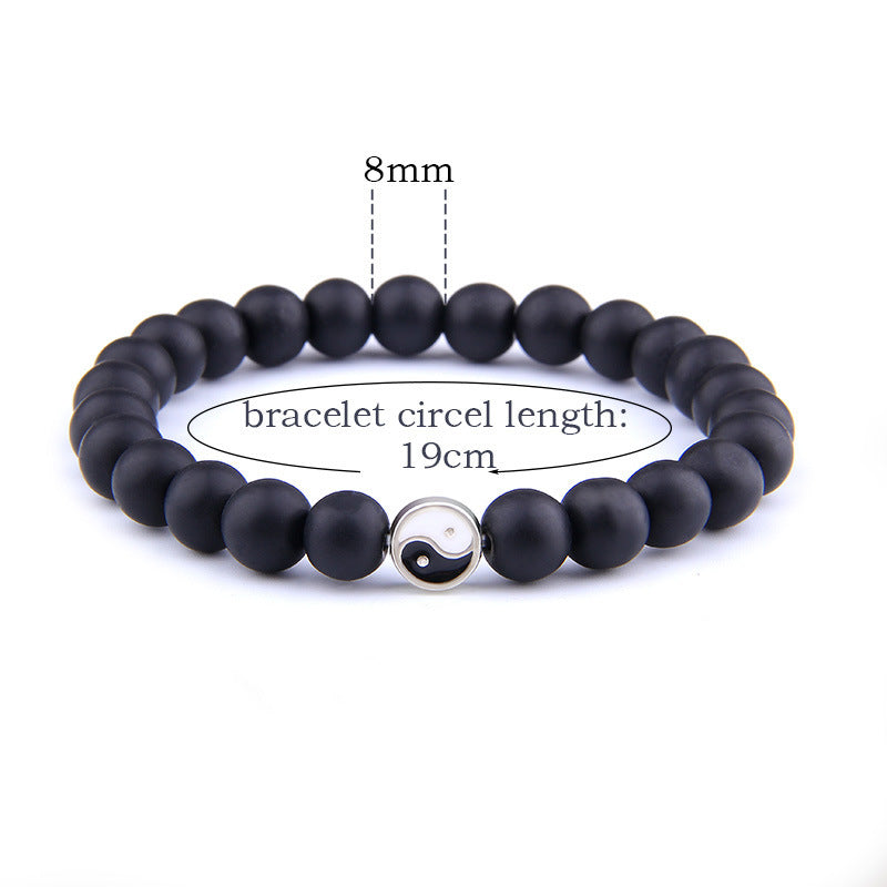 Tai Chi Style Natural Stone Bracelet