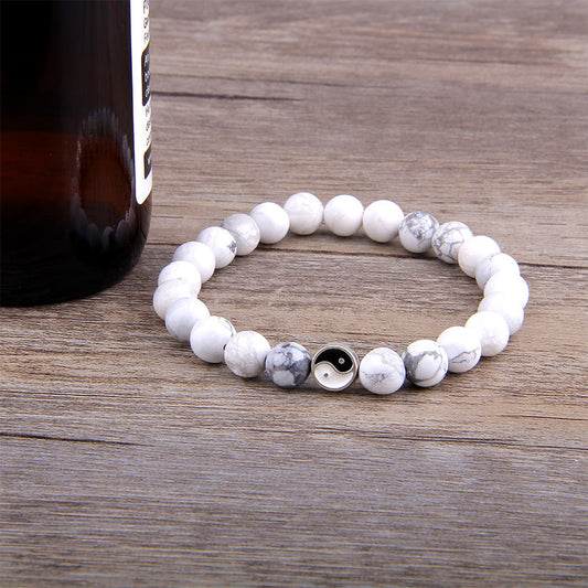 Tai Chi Style Natural Stone Bracelet