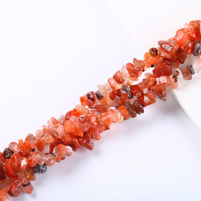 Natural Crystal Gemstone Polished Irregular Crushed Stone Beads Jewelry Accessories