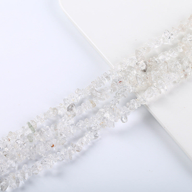 Natural Crystal Gemstone Polished Irregular Crushed Stone Beads Jewelry Accessories