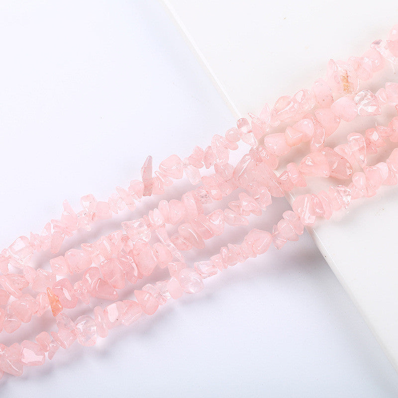 Natural Crystal Gemstone Polished Irregular Crushed Stone Beads Jewelry Accessories