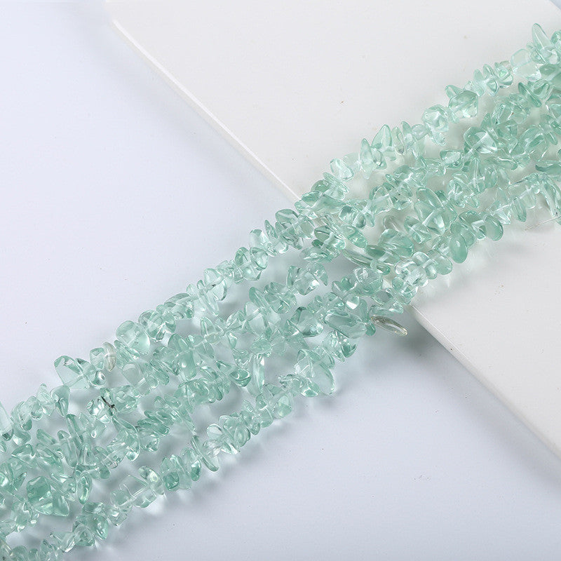 Natural Crystal Gemstone Polished Irregular Crushed Stone Beads Jewelry Accessories