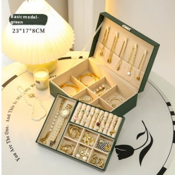 Jewelry Storage Box High-grade Exquisite Necklace Earrings Gold Jewelry Hand Jewelry Box