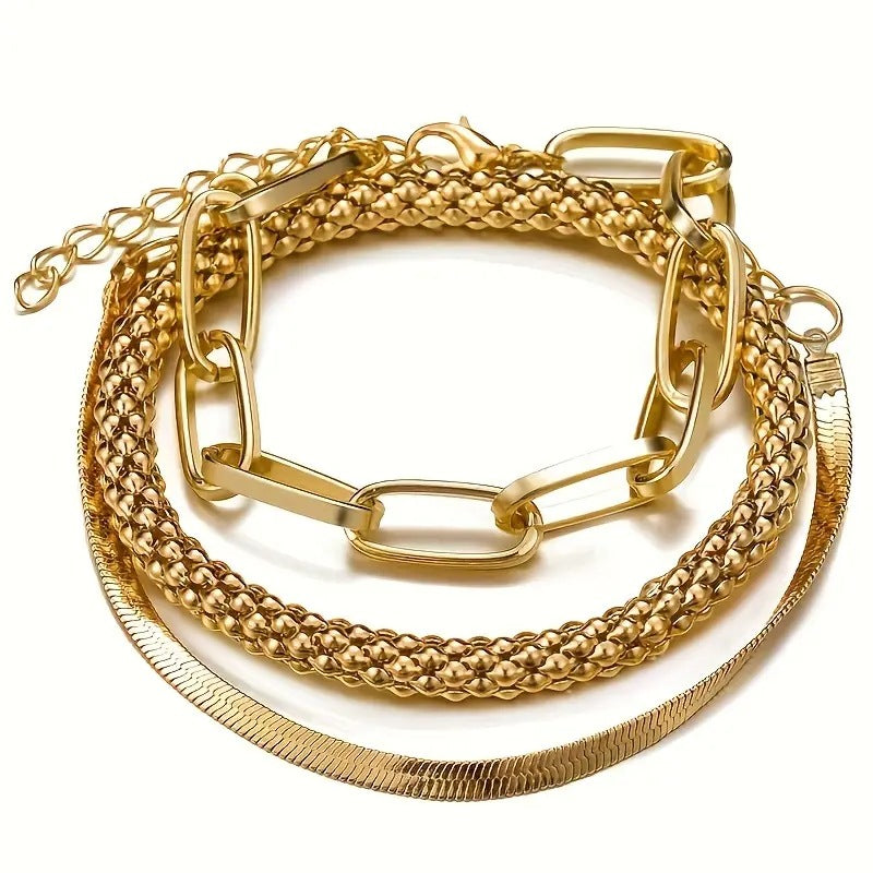 Snake Bone Chain Multi-layer Bracelet