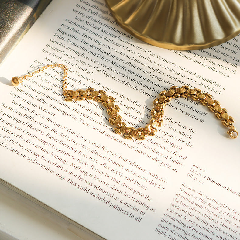 Gold-plated Chain Bracelet