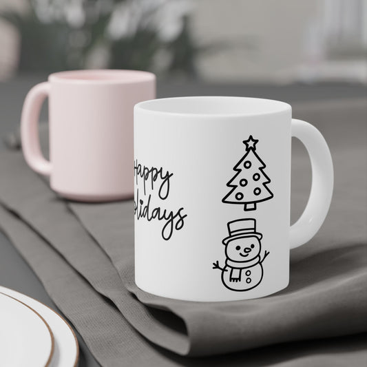 Large Holiday Ceramic Mugs (20oz)