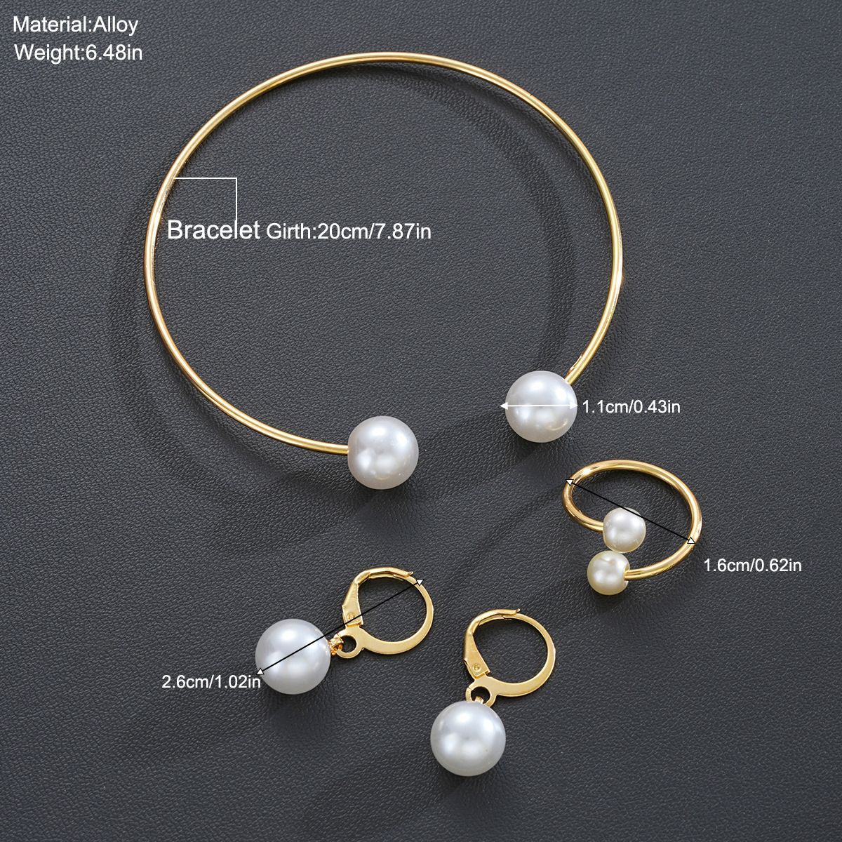 Elegant Pearl Jewelry Set