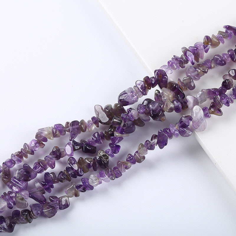 Natural Crystal Gemstone Polished Irregular Crushed Stone Beads Jewelry Accessories