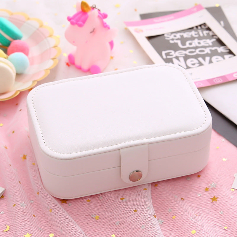 Cartoon Children Portable Jewelry Flannel Jewelry Box