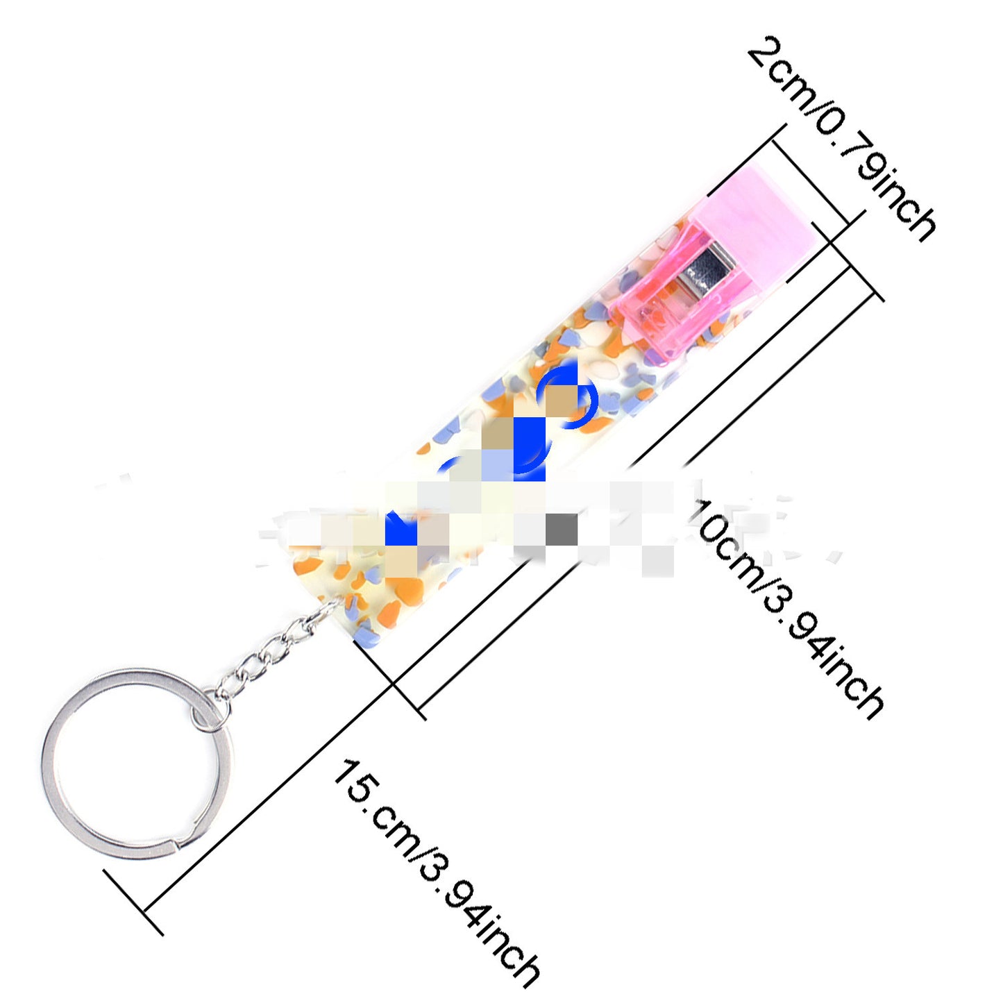 Touch-free Card Clamp DIY Keychain
