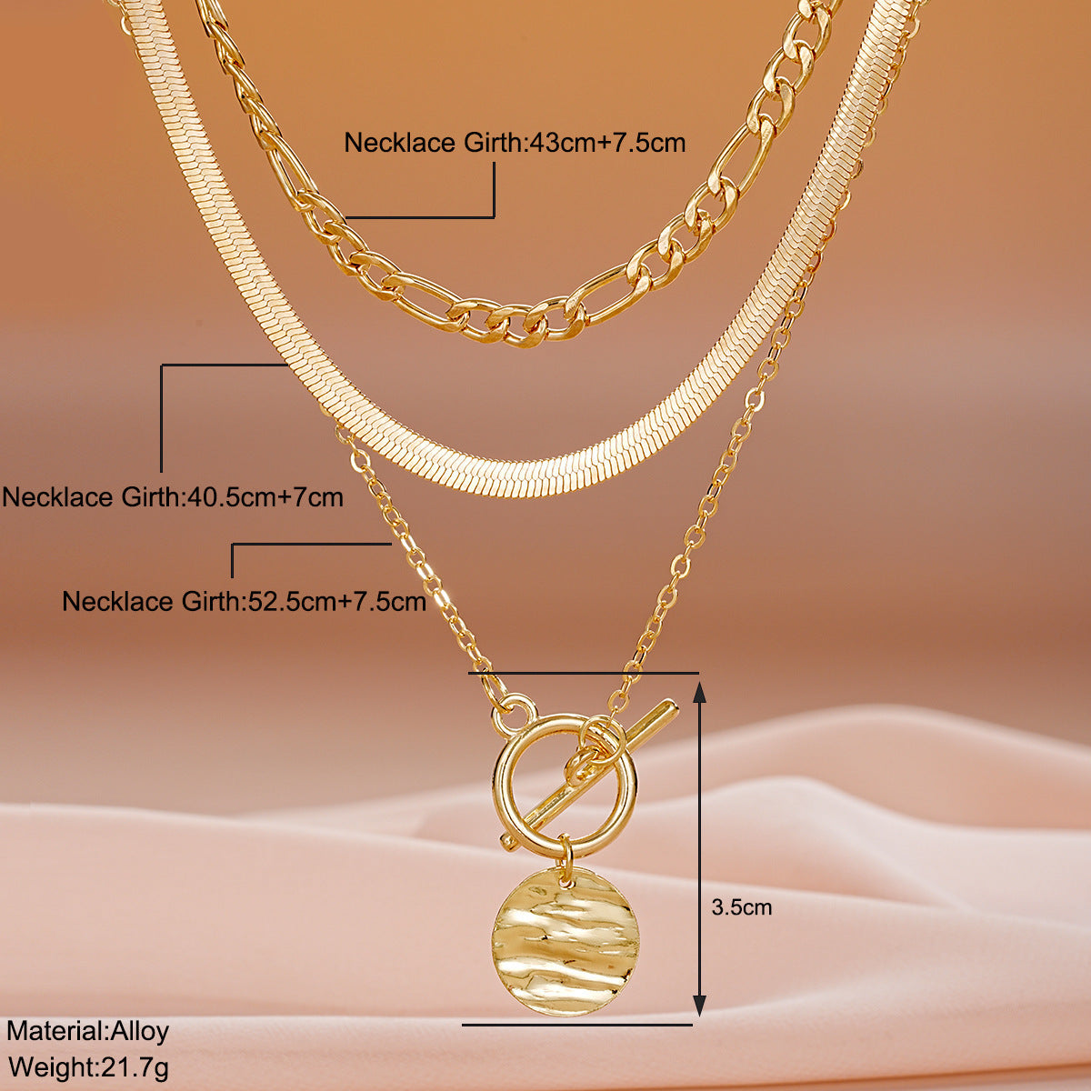 Retro Versatile Multi-layer Snake Chain