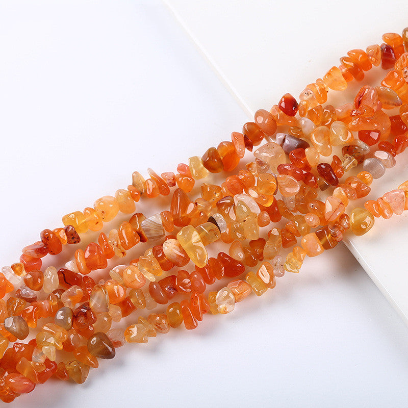 Natural Crystal Gemstone Polished Irregular Crushed Stone Beads Jewelry Accessories