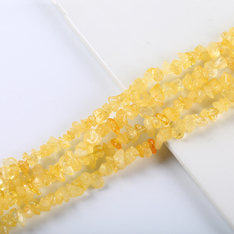 Natural Crystal Gemstone Polished Irregular Crushed Stone Beads Jewelry Accessories