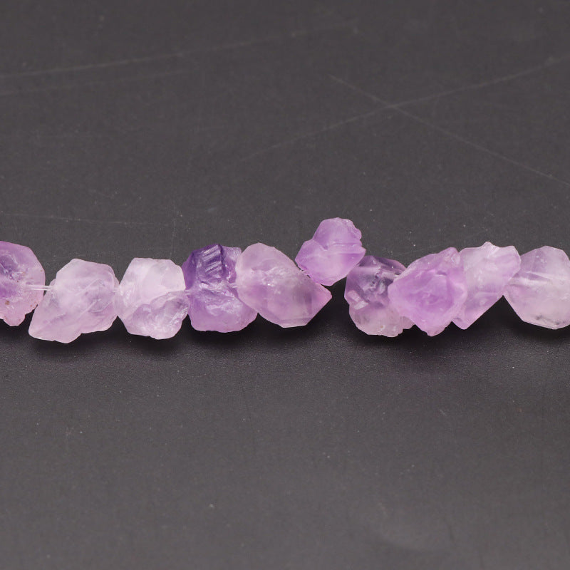 Natural Stone Amethyst Rough Stone Material Handmade DIY Jewelry Accessories