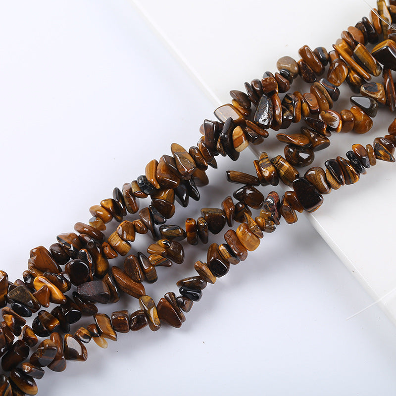 Natural Crystal Gemstone Polished Irregular Crushed Stone Beads Jewelry Accessories