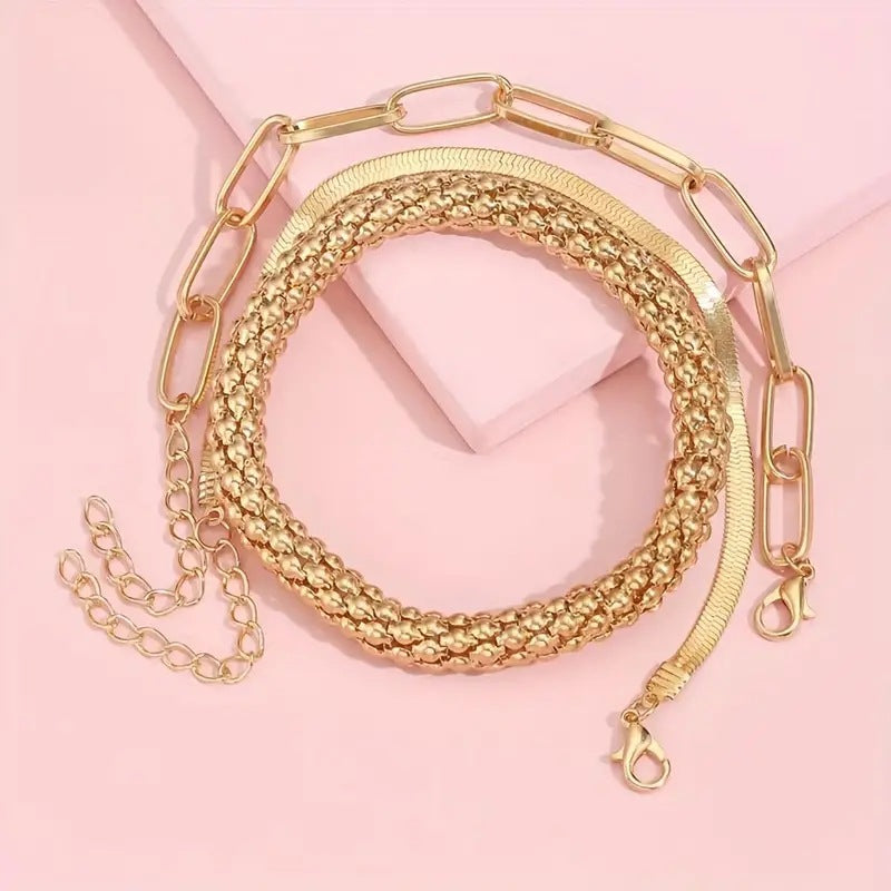 Snake Bone Chain Multi-layer Bracelet