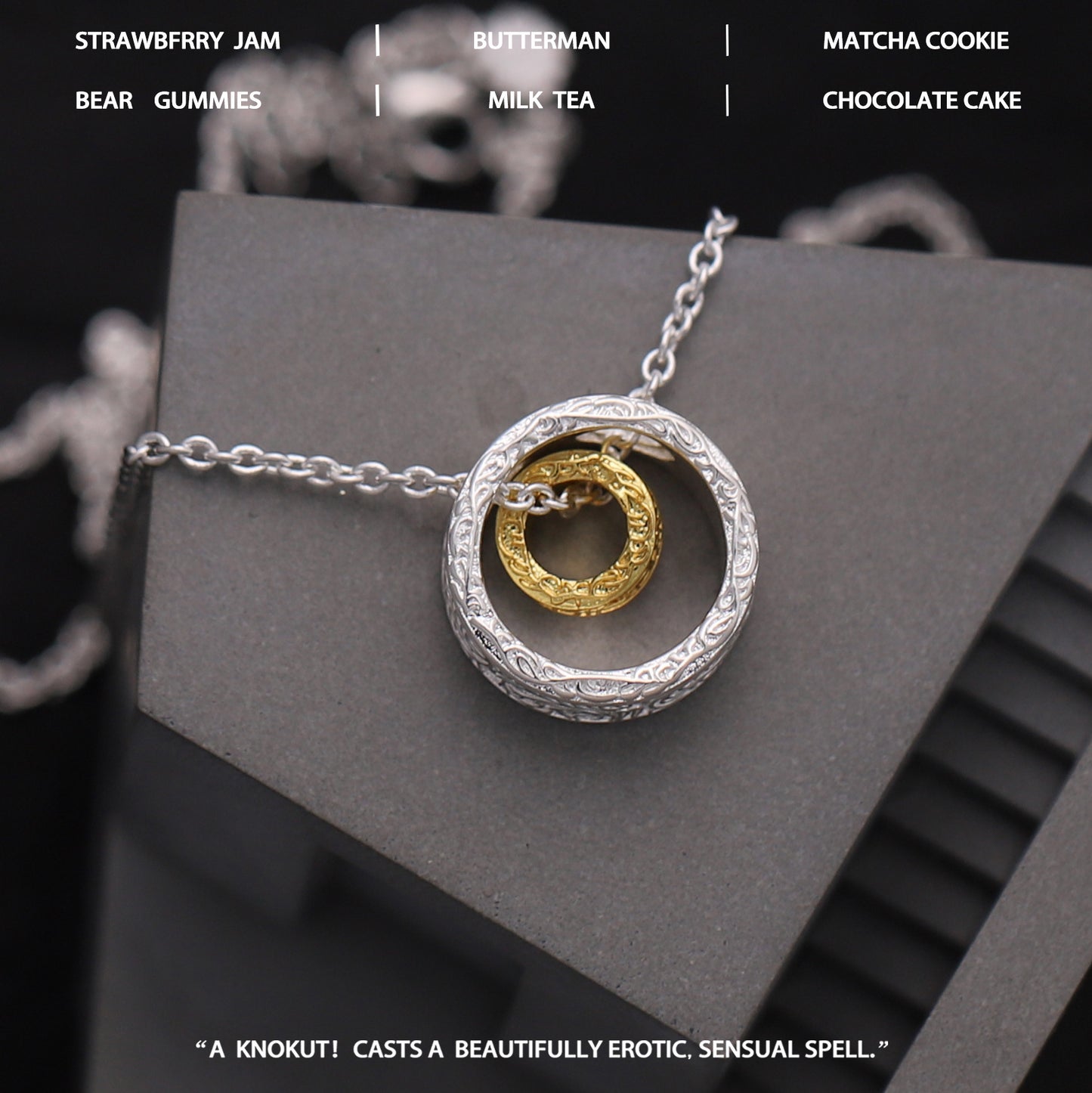 Textured Gold And Silver Nested Necklace Unlocks Personalized Trend