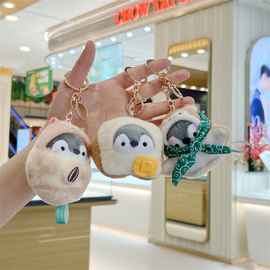 Penguin Plush Doll Small Pendant Doll Keychain