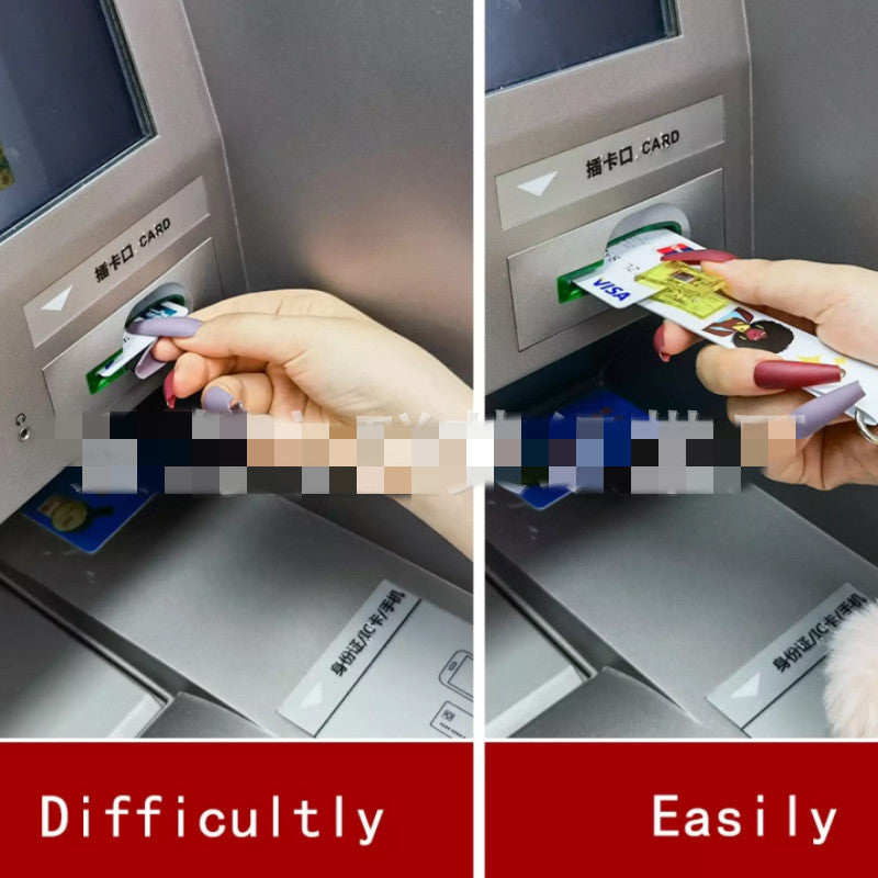 Touch-free Card Clamp DIY Keychain