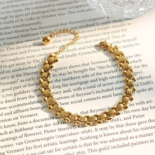 Gold-plated Chain Bracelet