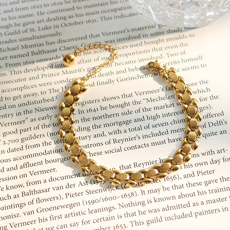 Gold-plated Chain Bracelet