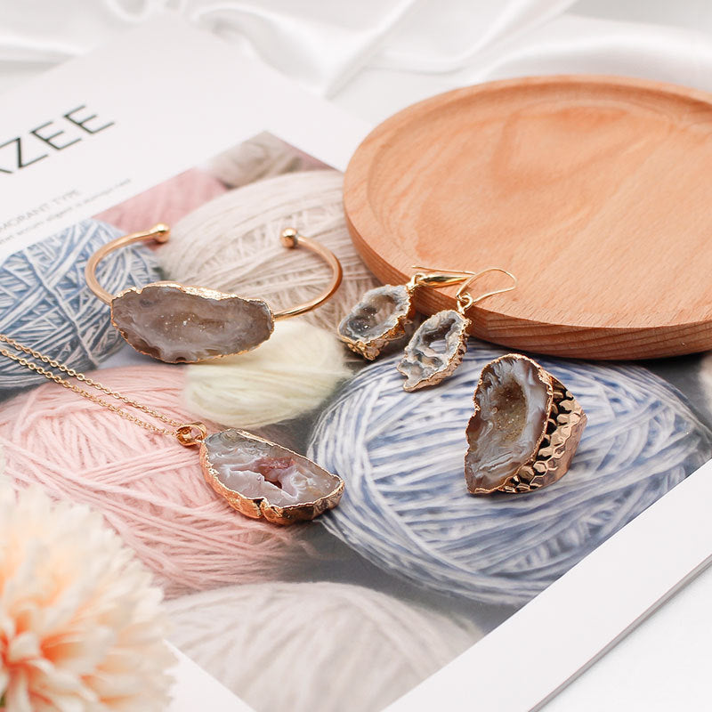 Natural Stone Crystal Bracelet