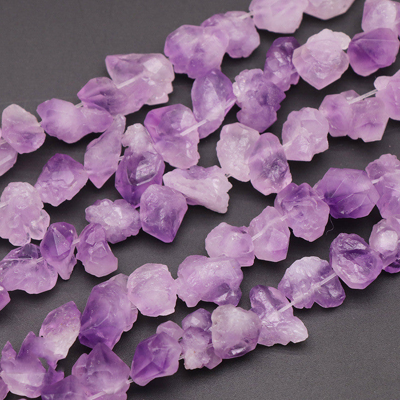 Natural Stone Amethyst Rough Stone Material Handmade DIY Jewelry Accessories