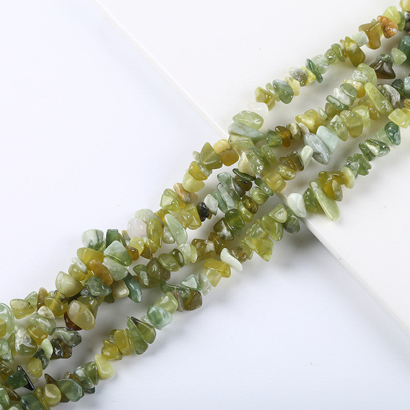 Natural Crystal Gemstone Polished Irregular Crushed Stone Beads Jewelry Accessories