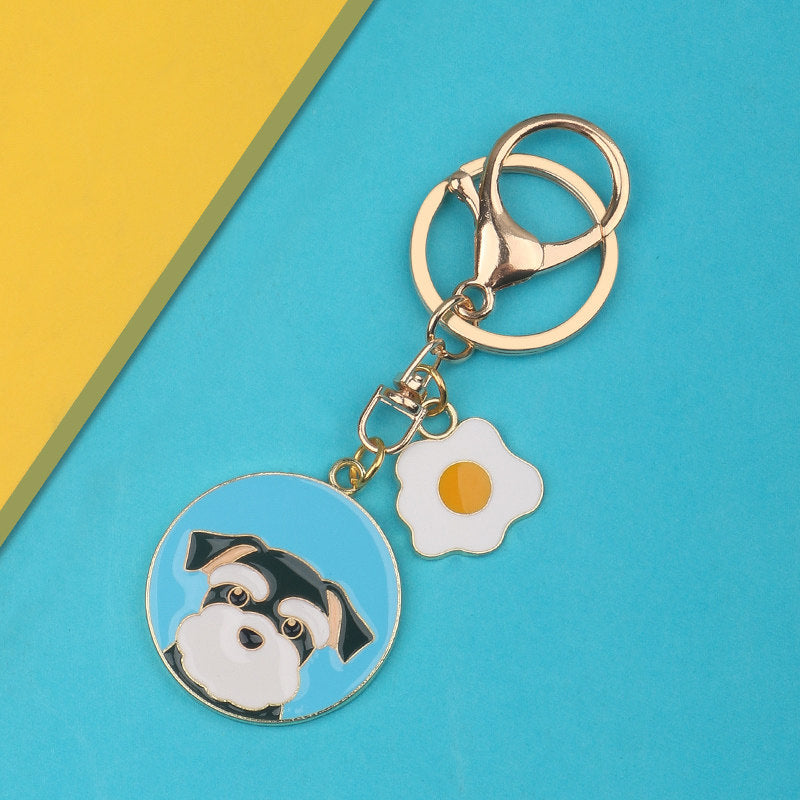 Couple's Exquisite Personality Pendant Keychain