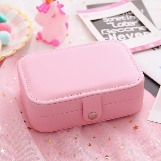 Cartoon Children Portable Jewelry Flannel Jewelry Box