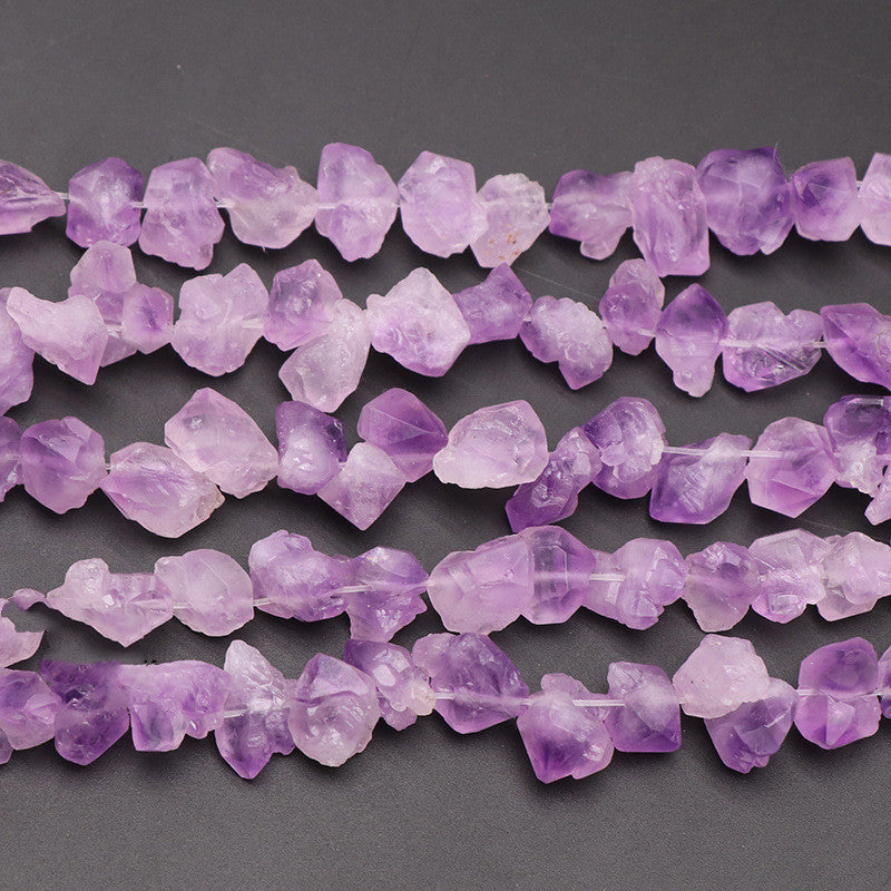 Natural Stone Amethyst Rough Stone Material Handmade DIY Jewelry Accessories