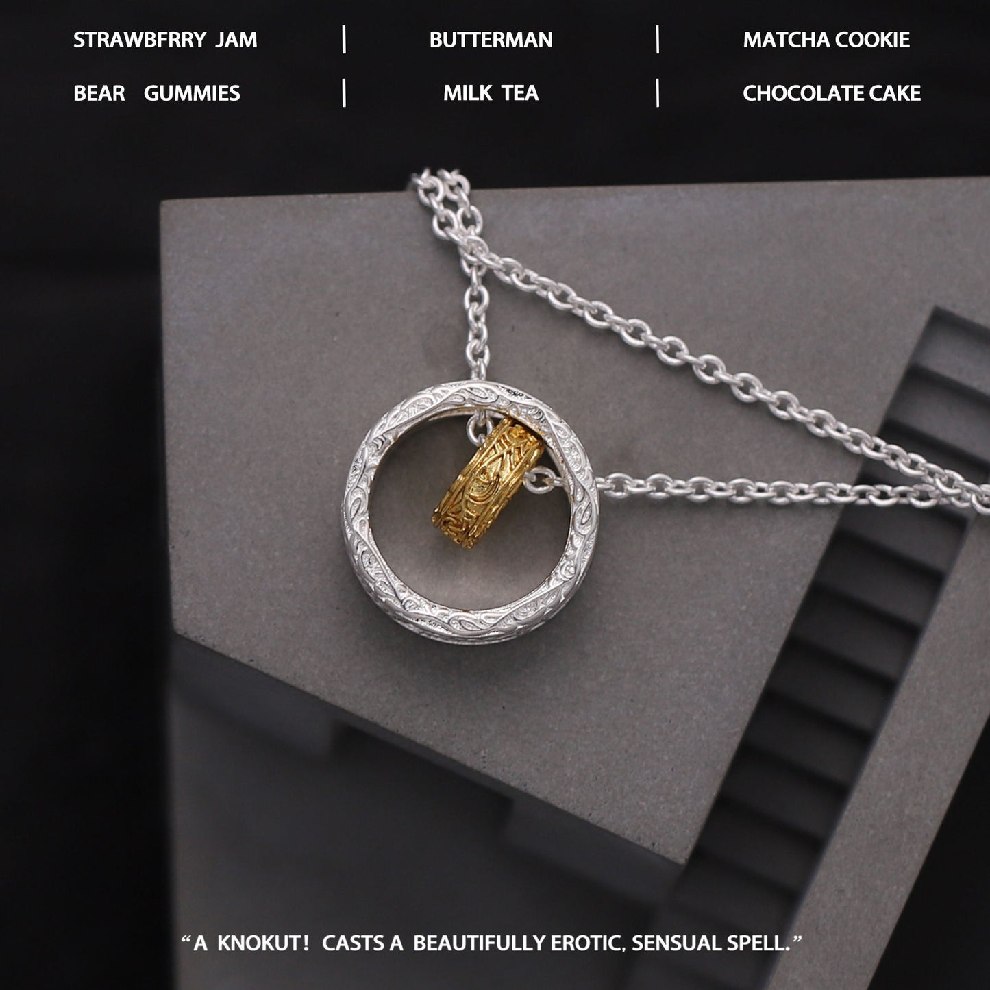 Textured Gold And Silver Nested Necklace Unlocks Personalized Trend