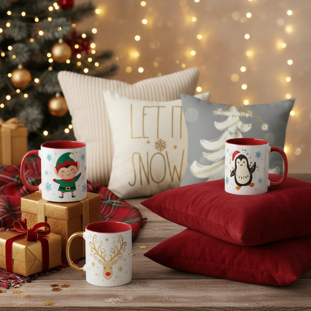Holiday Gift Collection Ad - 3 Mugs