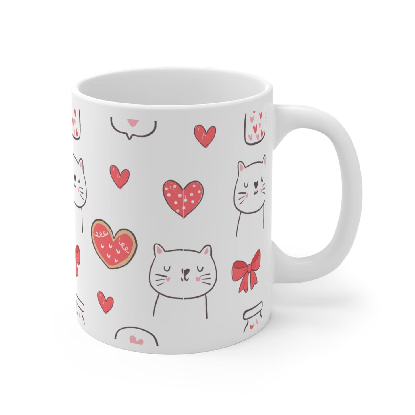Cute Cat Ceramic Coffee Cup