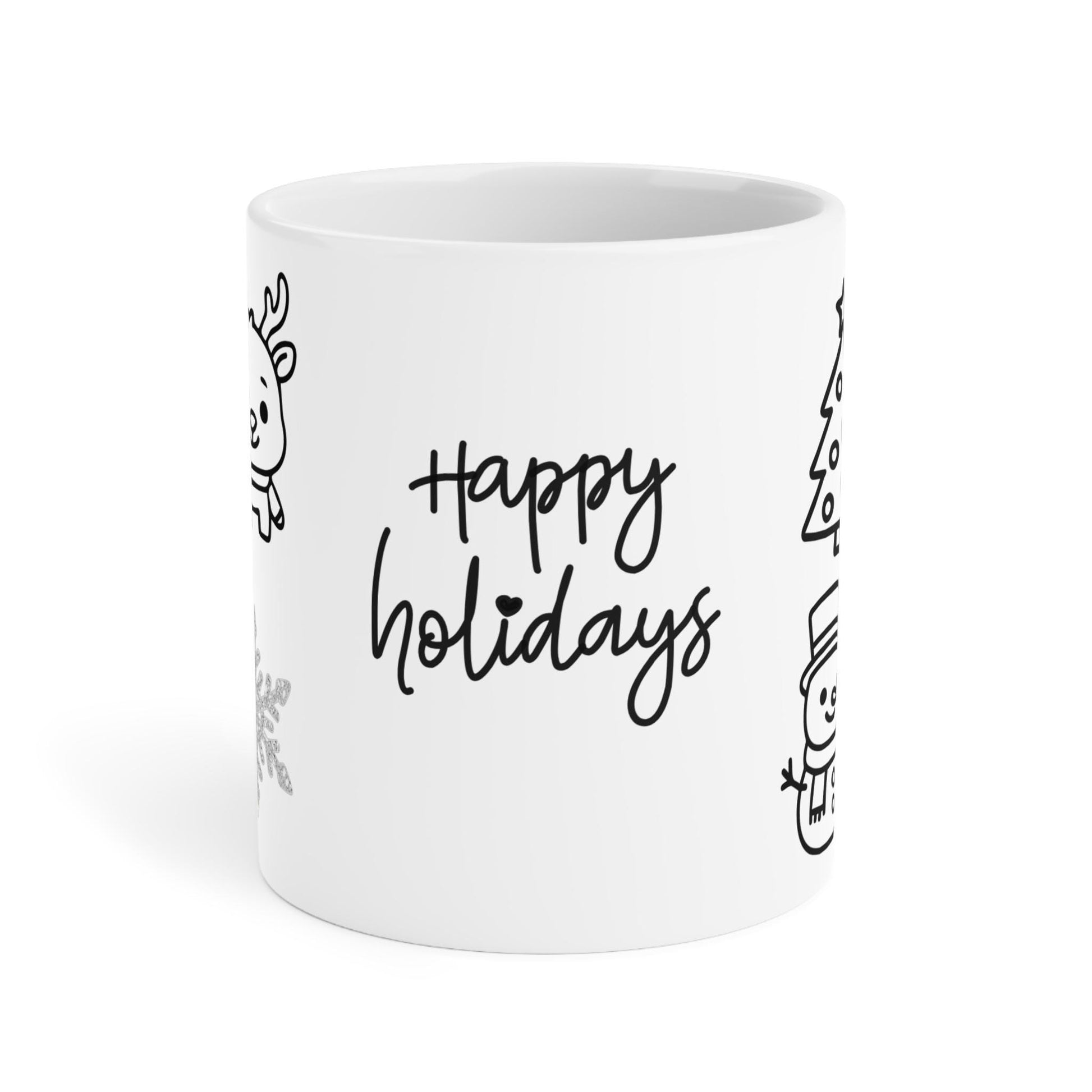 Large Holiday Ceramic Mugs (20oz)