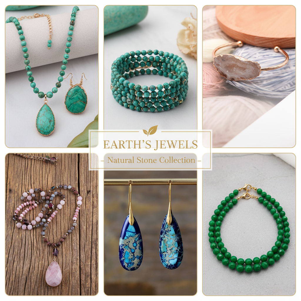 Natural Stone Jewelry Ad